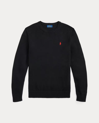 Polo Ralph Lauren Cotton Crewneck Sweater Black