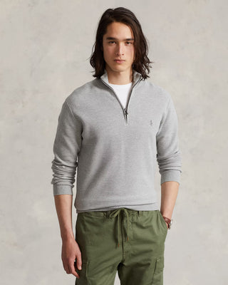 Ralph Lauren Quarter Zip Grå Herr