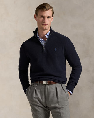 Ralph Lauren Quarter Zip Navy Herr