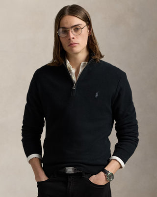 Ralph Lauren Quarter Zip Svart Herr
