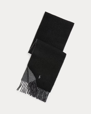 Ralph Lauren Scarf Svart Herr – Vändbar Halsduk