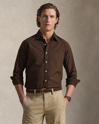 Polo Ralph Lauren Oxfordskjorta Custom Fit Brun Herr