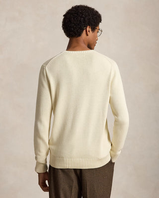 Polo Ralph Lauren Cotton Crewneck Sweater Beige