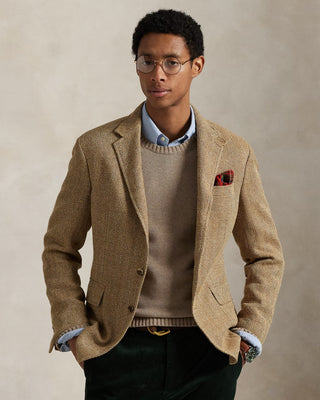Ralph Lauren Cotton Crewneck Tröja Beige Herr