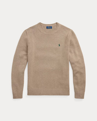Ralph Lauren Cotton Crewneck Tröja Beige Herr