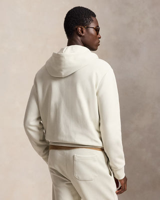 Polo Ralph Lauren Double-Knit Full-Zip Hoodie Beige