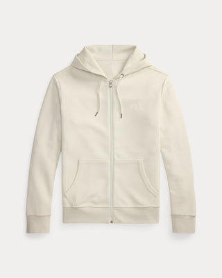 Polo Ralph Lauren Double-Knit Full-Zip Hoodie Beige