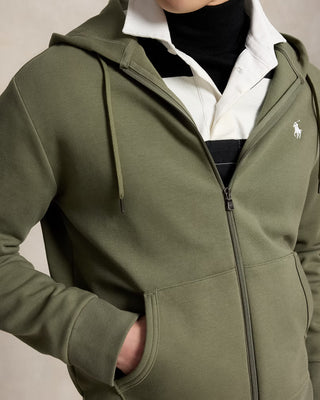 Polo Ralph Lauren Double-Knit Full-Zip Hoodie Army Grön
