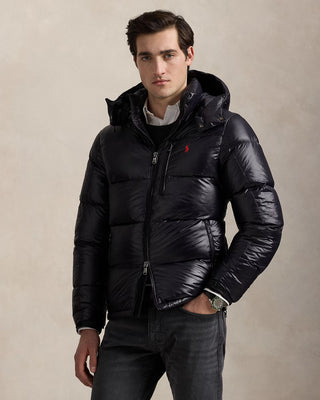 Ralph Lauren The Gorham Glossed Down Jacket Svart Herr