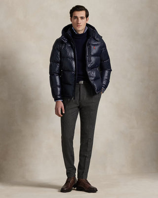 Ralph Lauren The Gorham Glossed Down Jacket Mörk Blå Herr