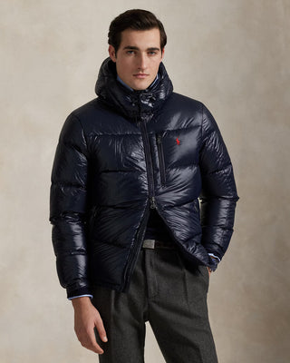 Ralph Lauren The Gorham Glossed Down Jacket Mörk Blå Herr