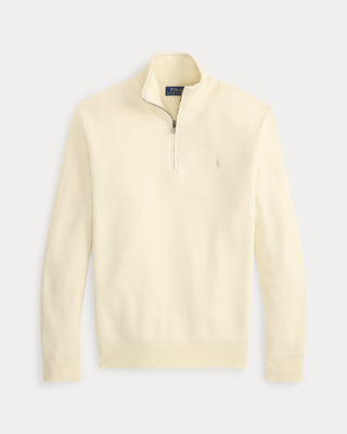 Polo Ralph Lauren Cotton Mesh Quarter-Zip Sweater