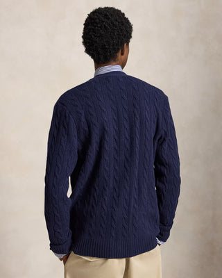 Polo Ralph Lauren Cable-Knit Wool-Cashmere Cardigan