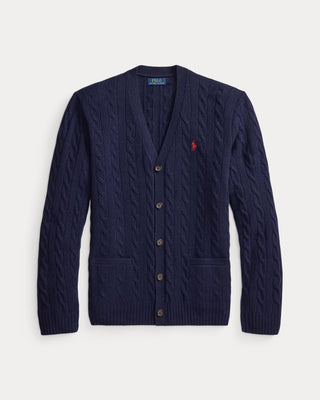 Polo Ralph Lauren Cable-Knit Wool-Cashmere Cardigan