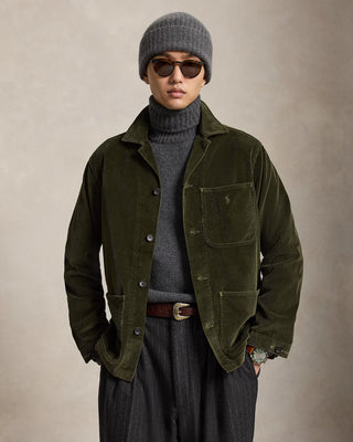 Polo Ralph Lauren Corduroy Overshirt Army Herr