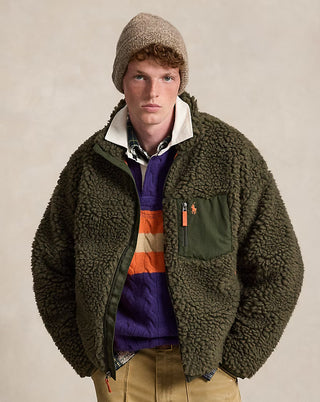 Polo Ralph Lauren High-Pile Fleece Jacket Grön