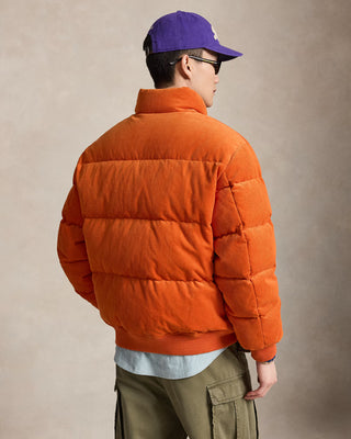 Polo Ralph Lauren Wyoming Corduroy Down Jacket Orange