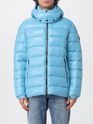 Save The Duck Florian Puffer Jacket Man Bay Blue