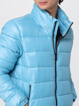 Save The Duck Florian Puffer Jacket Man Bay Blue