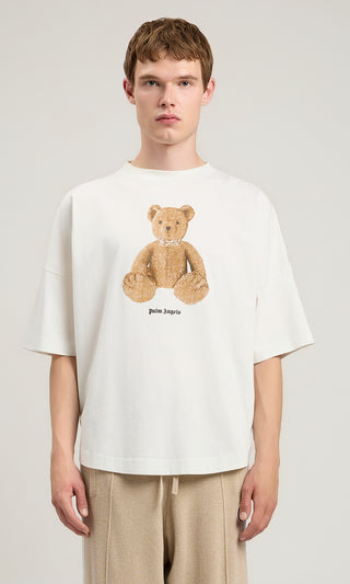 Palm Angels Bear Print T-Shirt Herr Off White